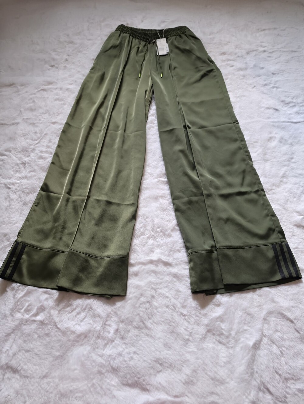 NWT Adidas x Ivy Park Wide Leg Pants | Wild Pine, L - Picture 5 of 7